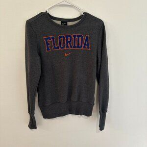 FLORIDA GATORS HEATHER GRAY CREWNECK SWEATSHIRT SIZE M WOMENS
